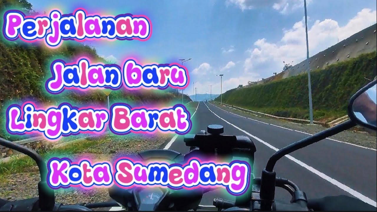 Perjalanan plosok kampung pedesaan jalur jalan baru lingkar barat sumedang