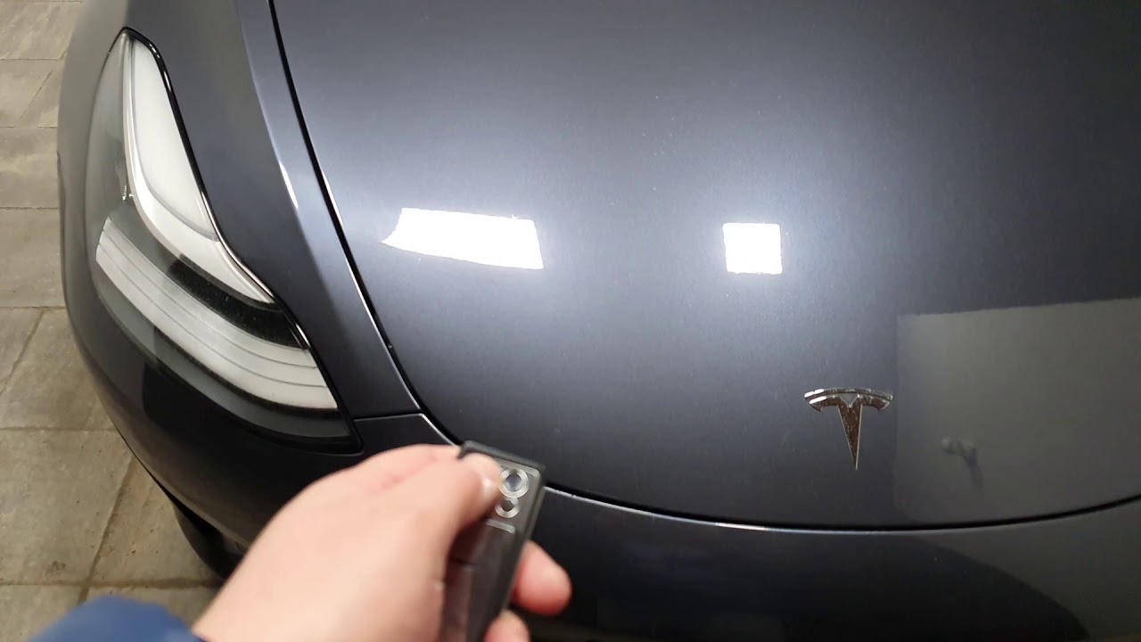 Адаптация ворот к американскому HomeLink на Tesla Model 3