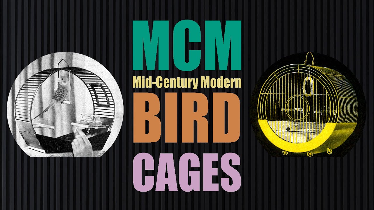 Mid Century Modern Bird Cages