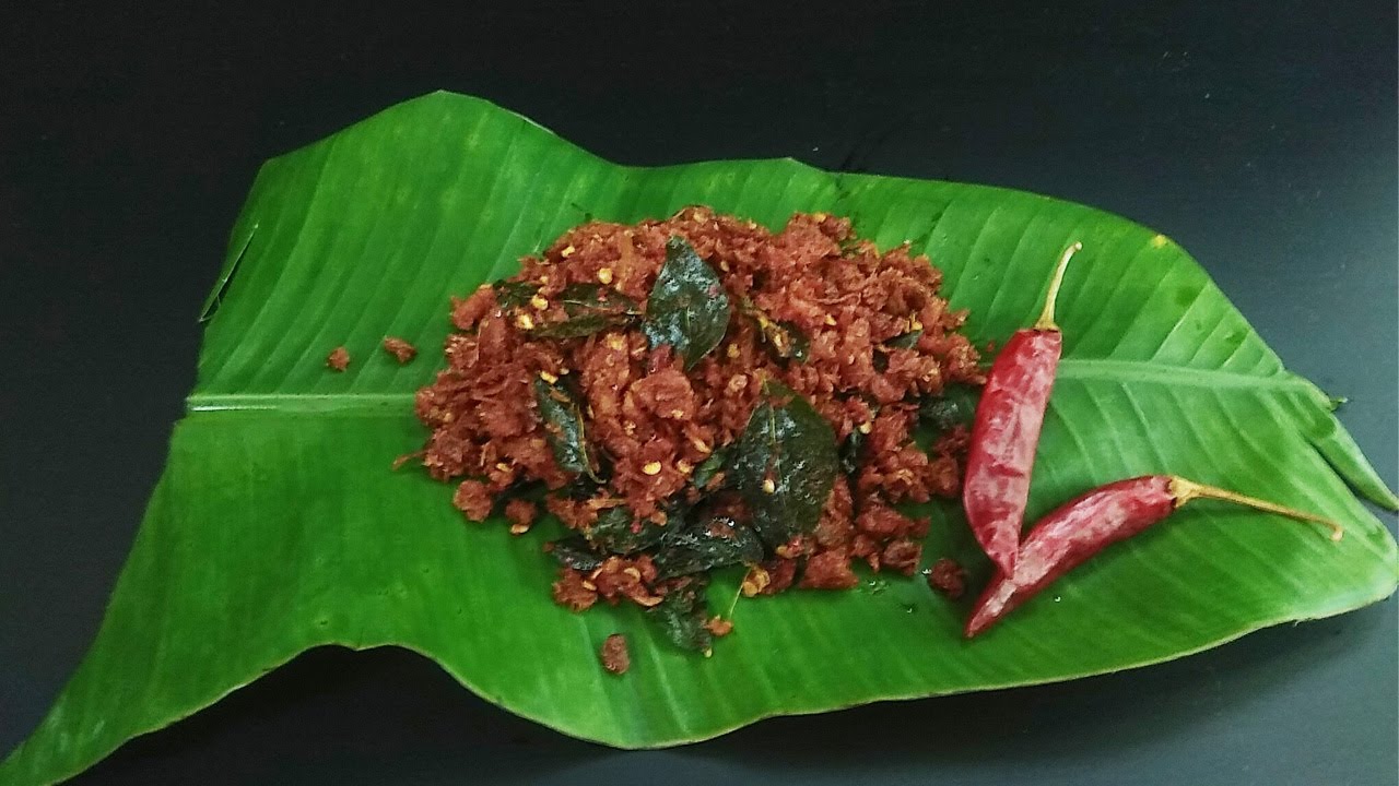 ഉണക്ക മീൻ ചതച്ചത്/UNAKKA MEEN CHATHACHATHU / CRUSHED DRY FISH (KERALA STYLE)