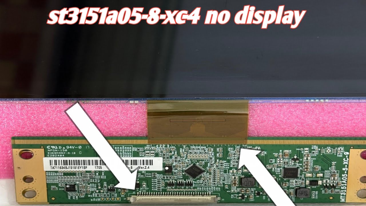 32 penal all voltage ok but no display | China Lcd White Display Problem
