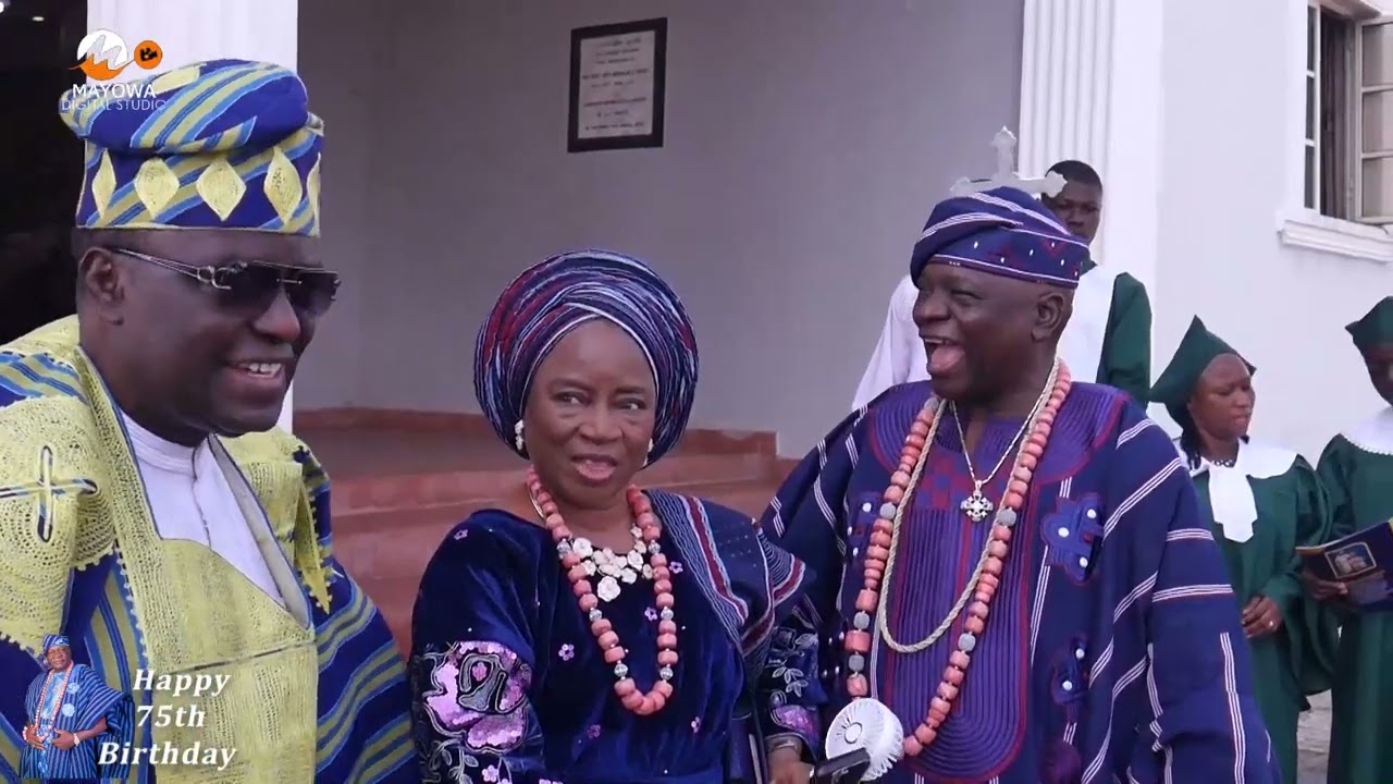 OYINLOLA@75  Vd Church Service 1