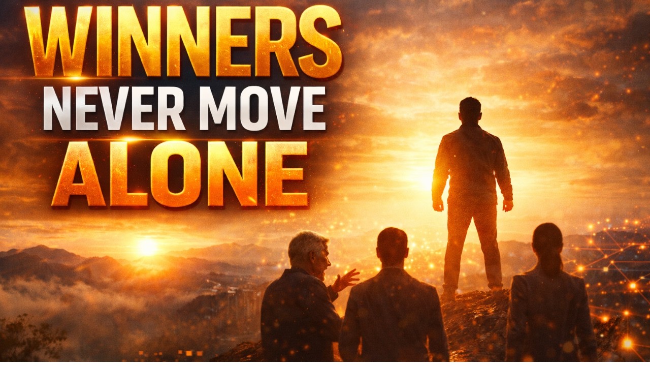 WINNERS NEVER MOVE ALONE | The Truth About Success Nobody Tells You