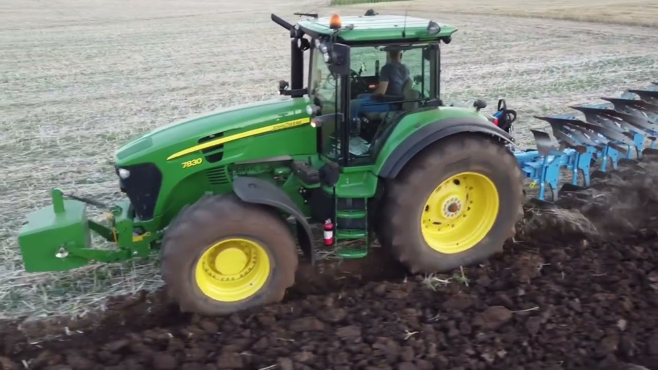JOHN DEERE 7830 Lemken juwel 8