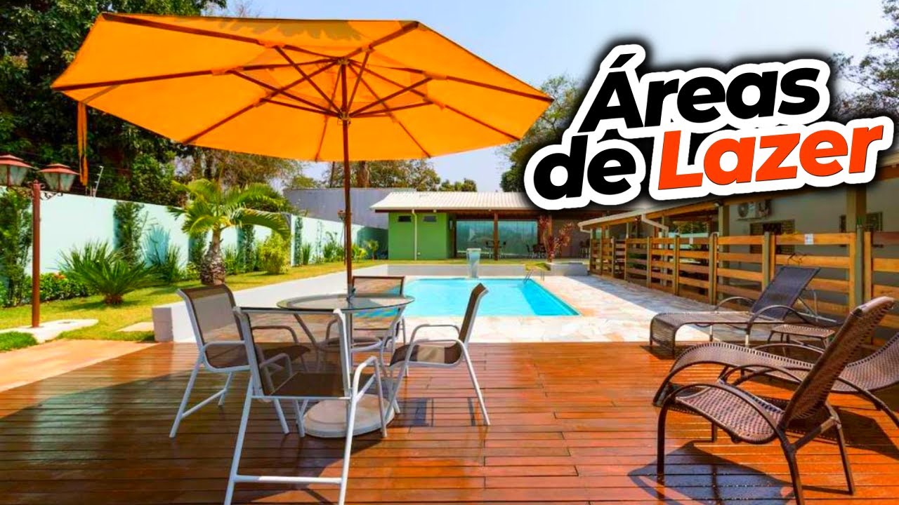 25 ÁREAS DE LAZER COM PISCINA - MODELOS ESPETACULARES