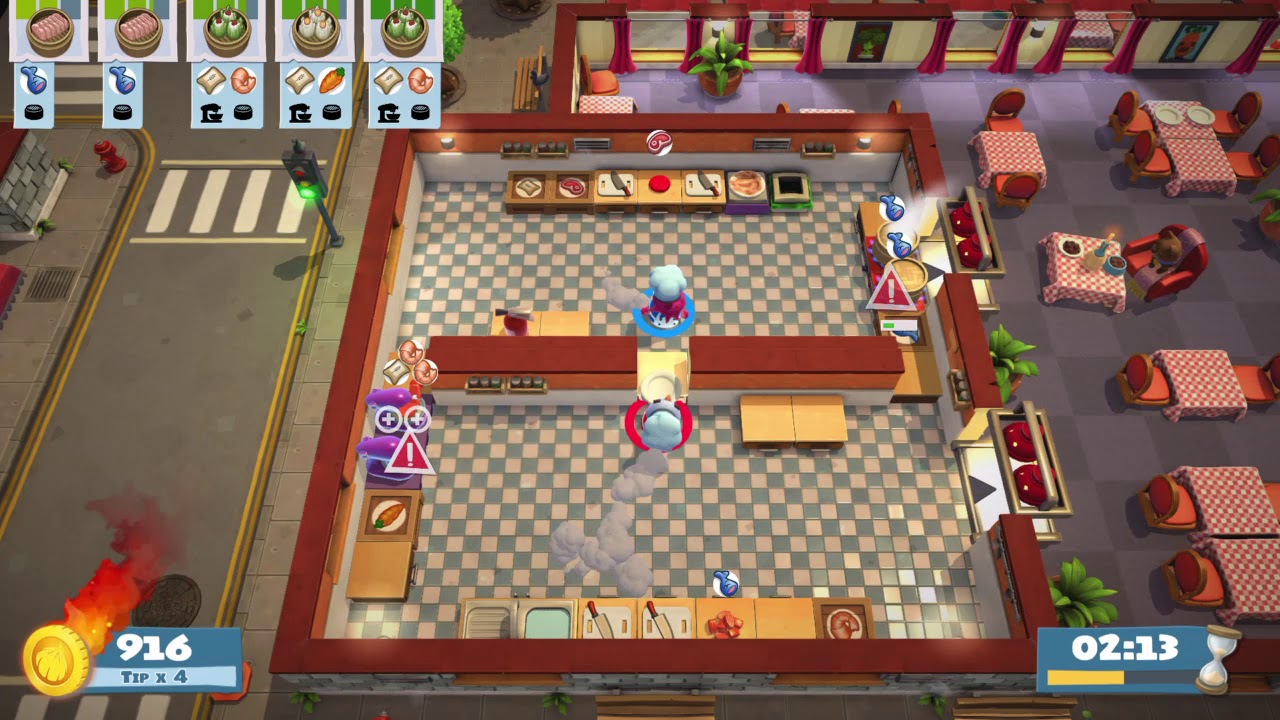 Overcooked 2 - Kevin 7 - 2 players - Score: 1920