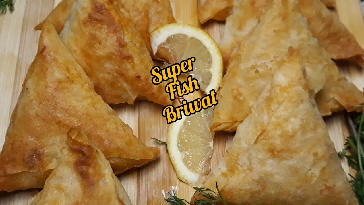 Briwat with chinese noodle and tuna fish/Briwat aux chinoise nouille et le thon/ وصفة بريوات التونة