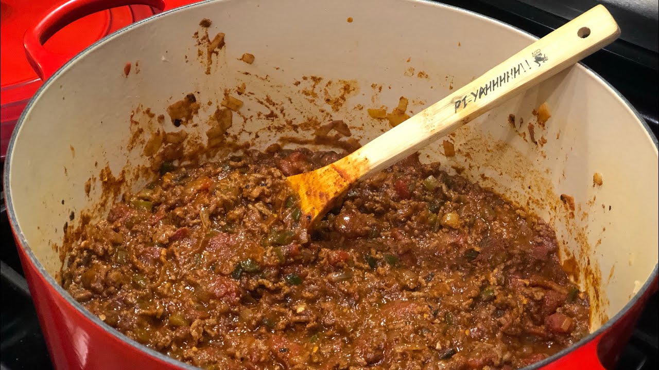 NO BEAN Chili by The Cajun Ninja