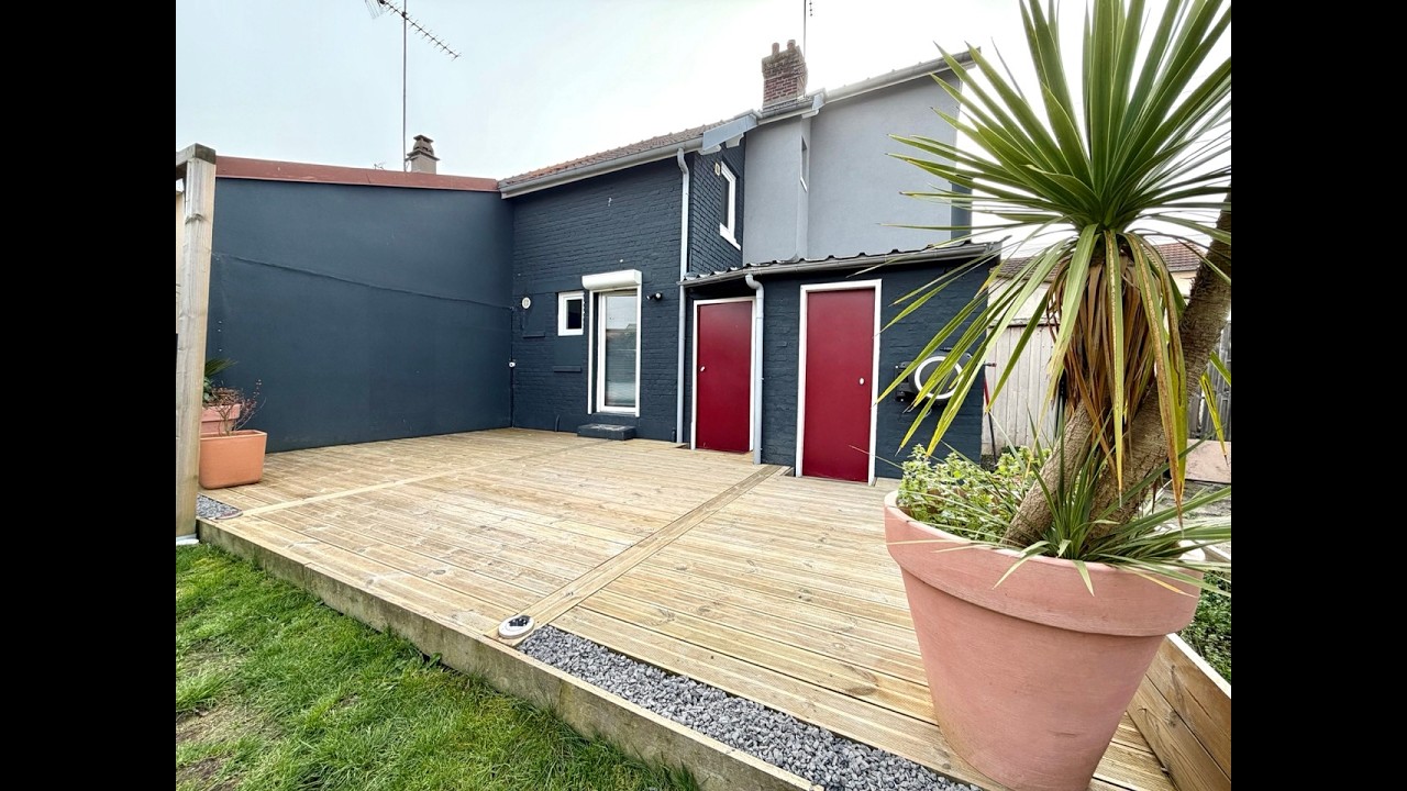 Maison cocooning à Sotteville-lès-Rouen (76300) - 2 chambres, jardin, terrasse, garage...