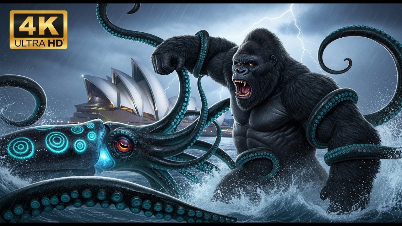 KONG VS. GIANT SQUID: The Ultimate Deep Sea Battle