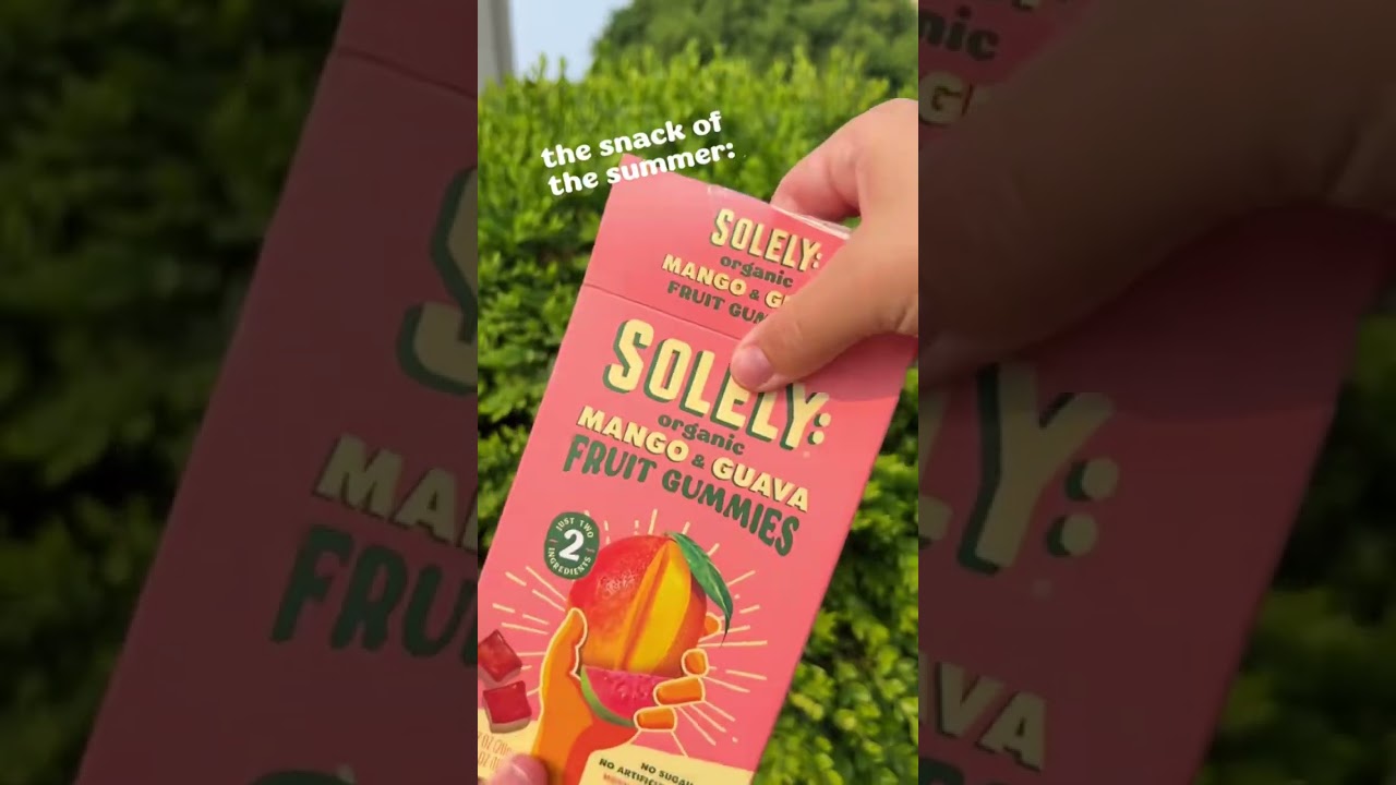 Our snack of the summer? Mango and Guava gummies✨ 