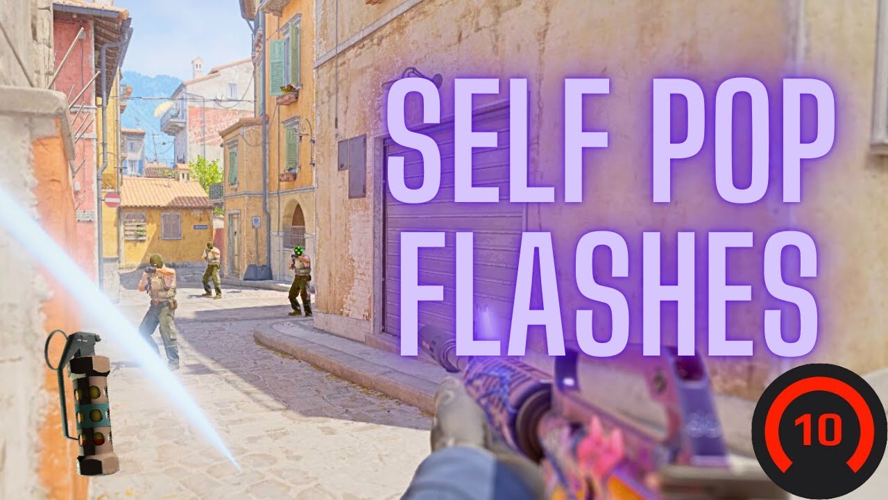 CS2 Inferno: 10 Self Pop Flashes