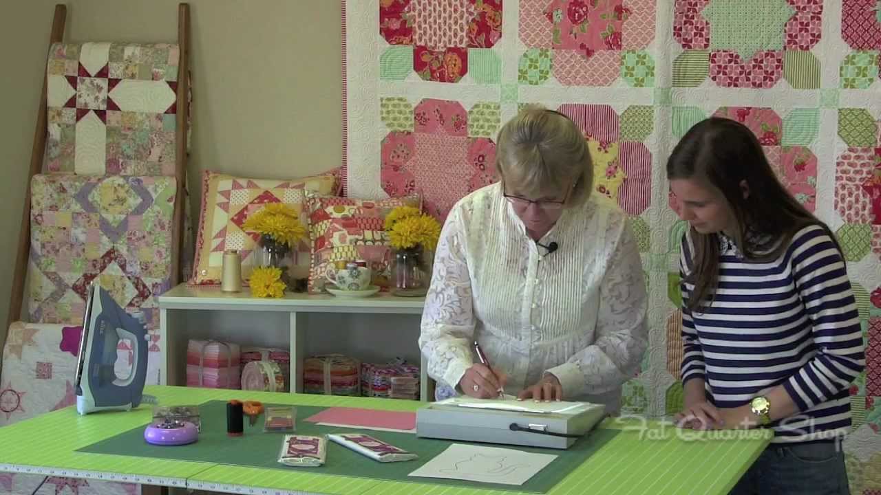 How to Machine Applique using Fusible Web featuring a Cute Cat Quilt Block - Fat Quarter Shop
