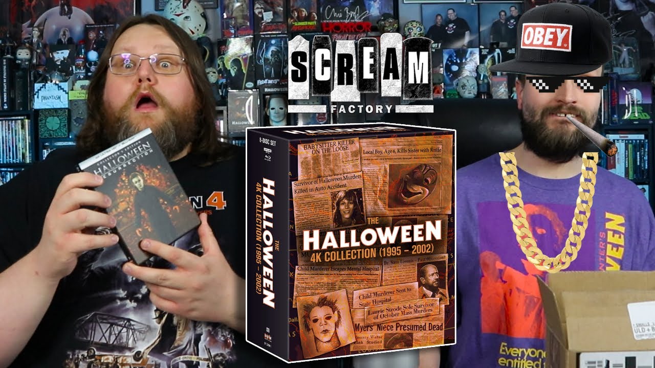 Scream Factory Halloween 4K Collection (1995 - 2002) Unboxing