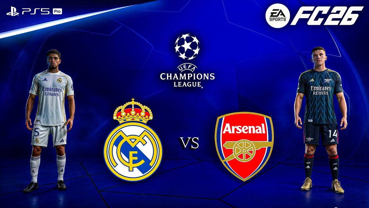 FC 26 - Real Madrid vs. Arsenal - UEFA Champions League | PS5 Pro [4K60]