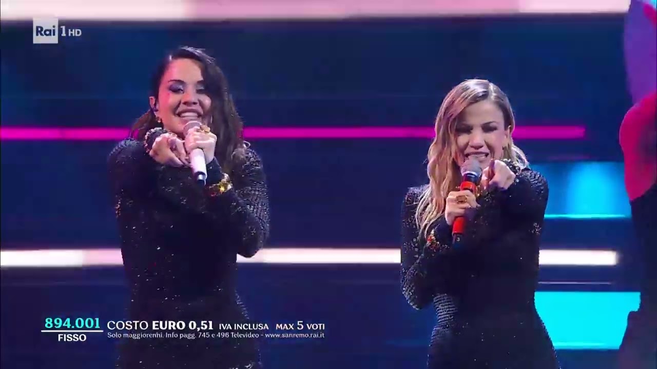 Paola e Chiara - Furore (Sanremo 2023 live - VideoMix)