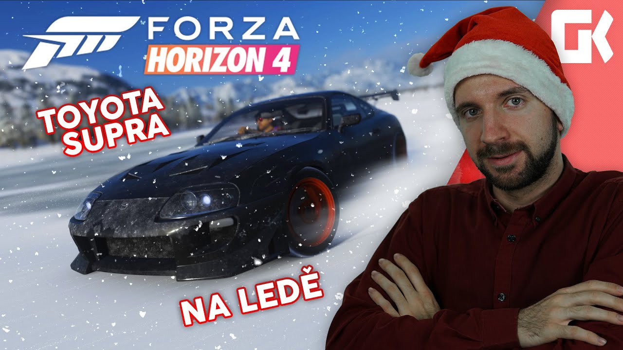 🎄 TOYOTA SUPRA NA LEDĚ! | Forza Horizon 4 🎄