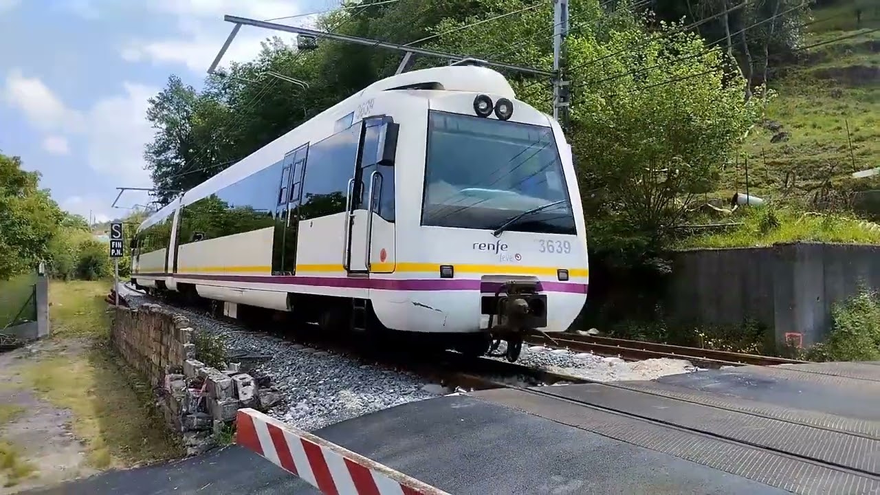 Trenes de pruebas Feve El Berrón - Laviana por Langreo