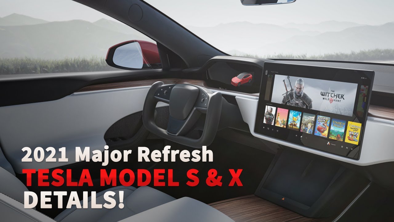 2021 Tesla Model S & X Announced! Plaid+ at 520 miles! Yoke steering wheel is crazy! New 17" Screen!