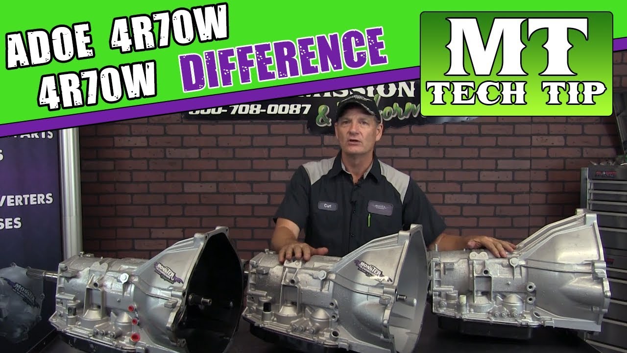 Ford AOD, 4R70W, and 4R75W Differences