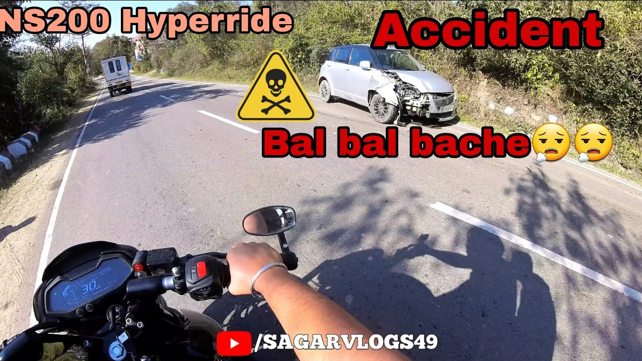 Accident 🤕💔 Raw power of Ns200🚀☠️ #ns200 #video #raw #power #vlog #shorts #ns #rider #bikelife #love