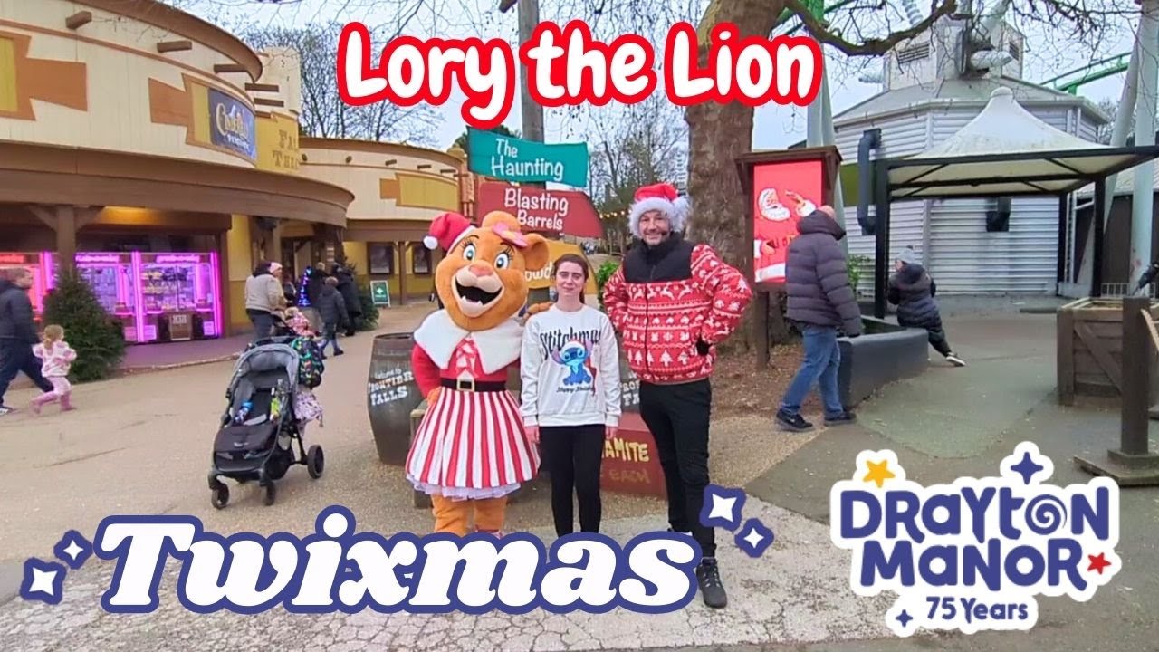 Lory the Lion Twixmas 2025 at Drayton Manor Resort