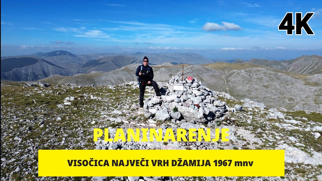 Visočica Planinarenje NAJVEČI vrh Džamija 1967 mnv 25. septembar 2023. Bosna i Hercegovina
