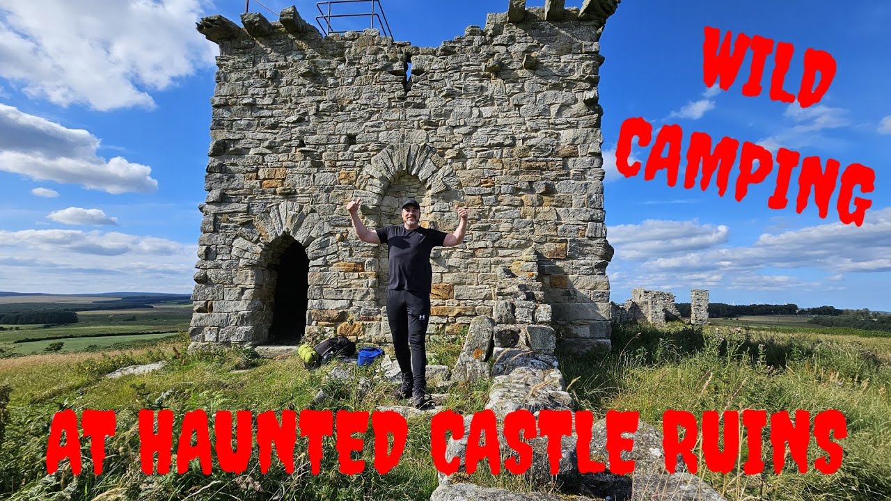 WILD CAMPING NEXT TO HAUNTED CASTLE RUINS / Rothley Castle, Northumberland