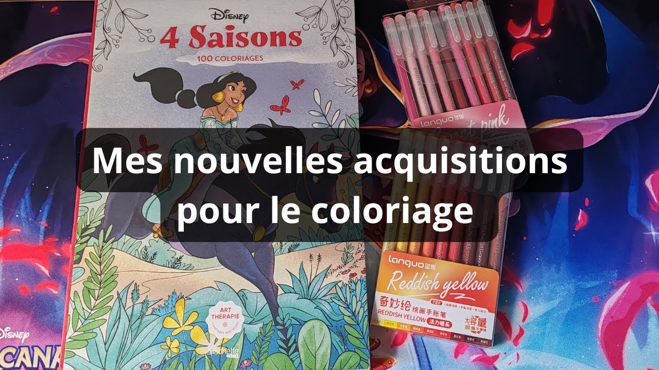 Mes nouvelles acquisitions pour le coloriage