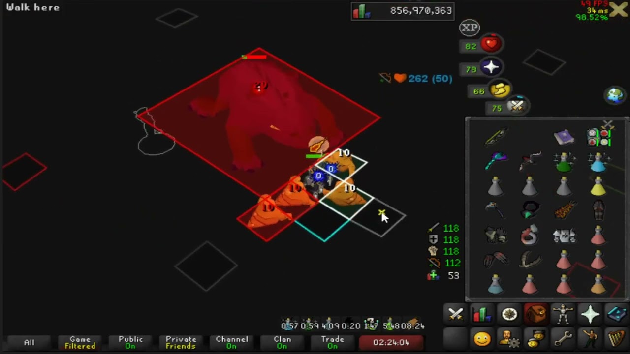 Sanity diary example | Fight caves 18:43