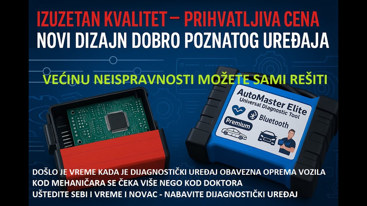 Autodijagnostika  Izuzetan kvalitet  Prihvatljiva cena