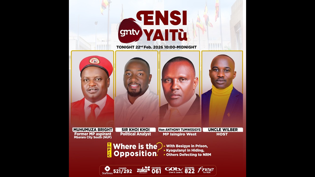 WHERE IS THE OPPOSITION? - PROGRAM ENSI YAITU
