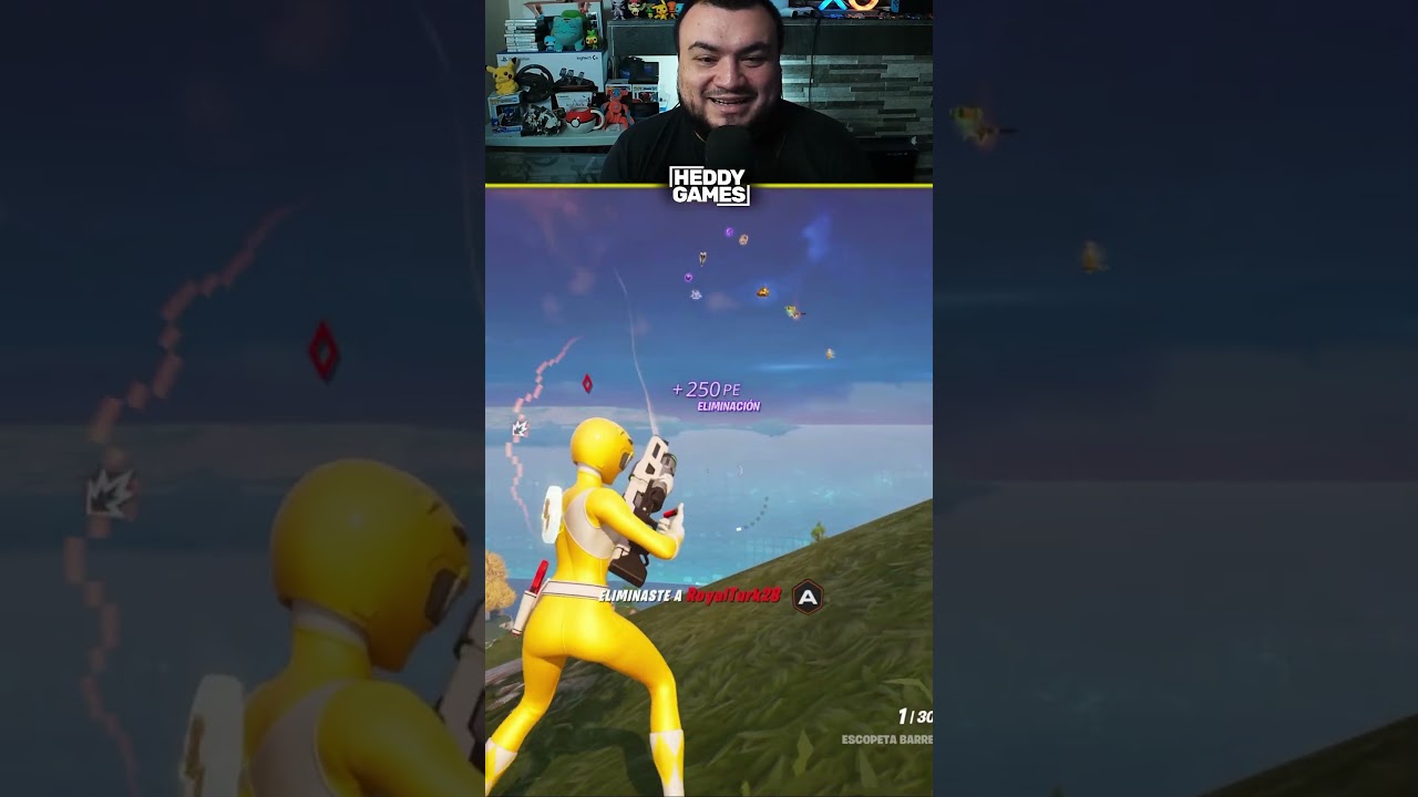 Y vol&oacute; 😂 #Fortnite #HeddyGames