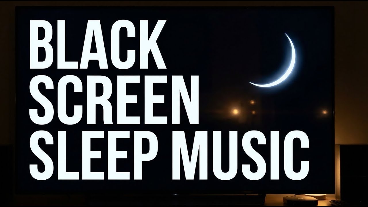 🔴🌙 LIVE Black Screen Sleep Music 🌙 Deep Sleep Meditation | Fall Asleep Fast | Relaxing Night Sounds