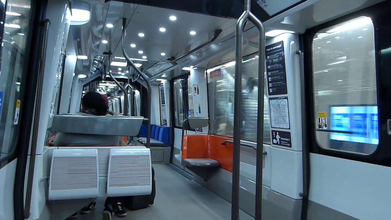 Ligne 14 Métro RATP: Voyage à bord d'un MP14