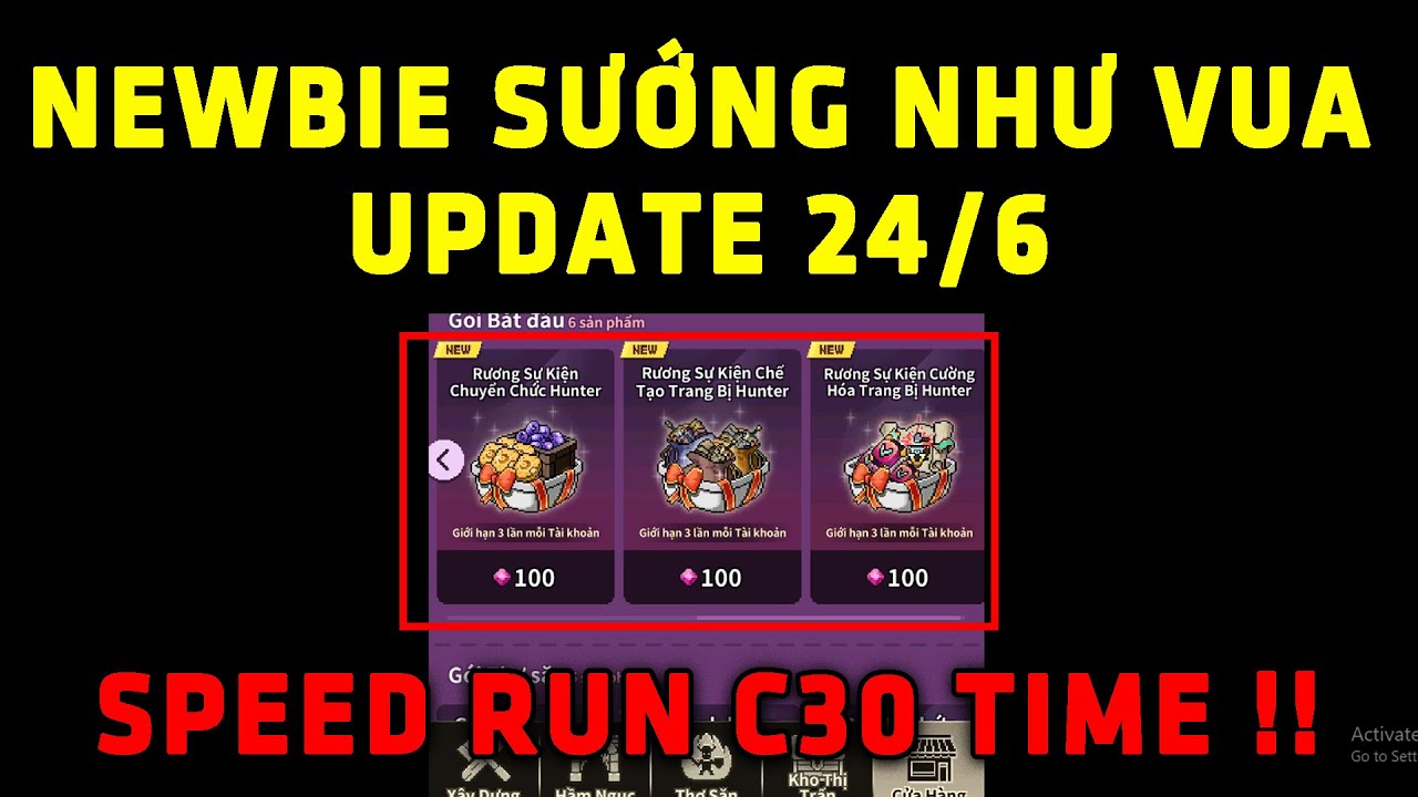Siêu Speed Run Cho Người Mới Trong UPDATE 24/6 | Evil Hunter Tycoon
