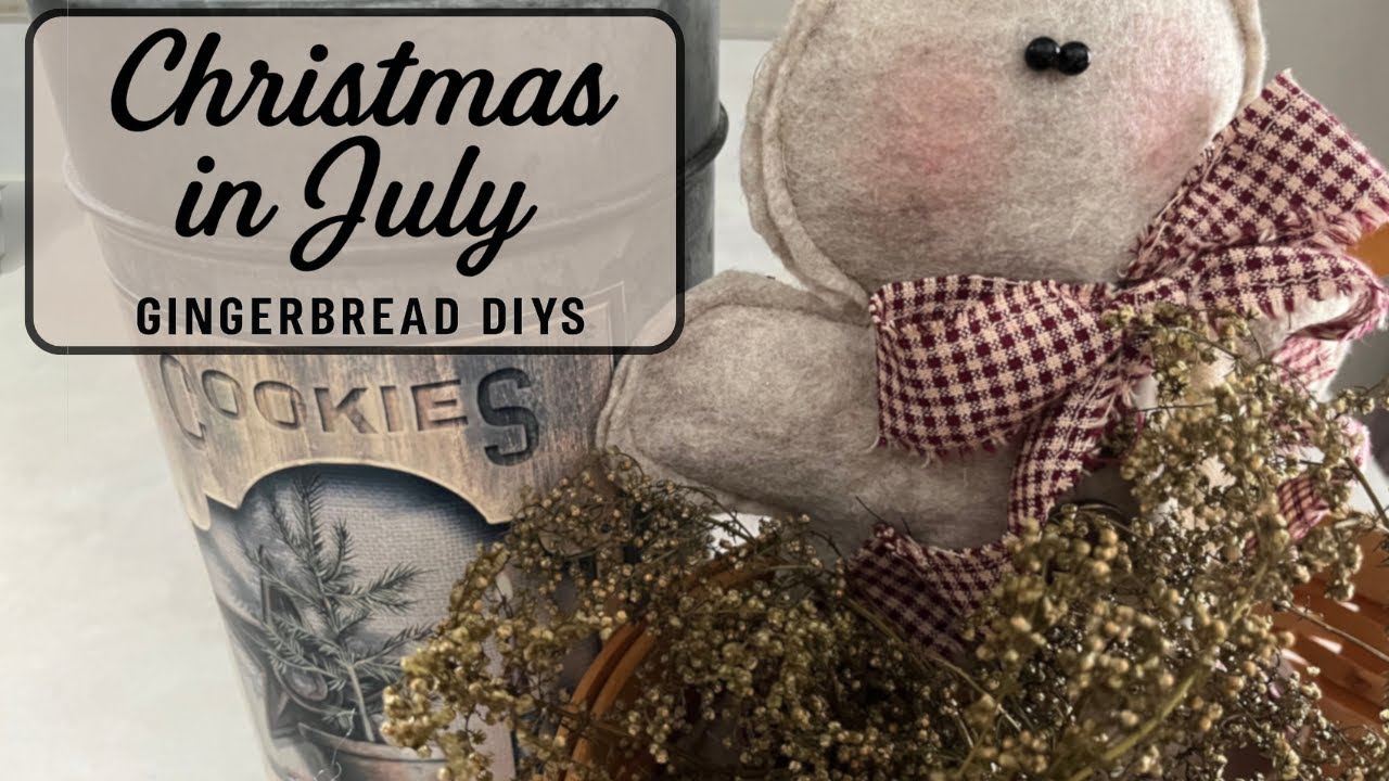 3 Christmas in July Cozy Crafts You’ll Want to Try / Irresistible Gingerbread DIYs