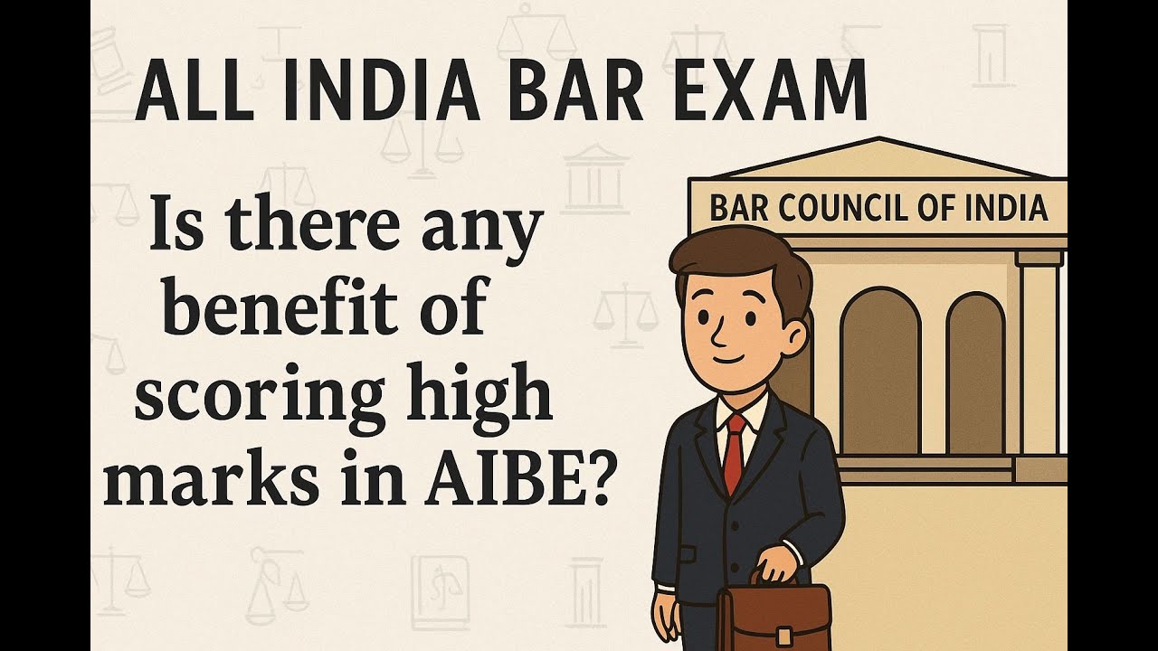 Is there any benefit of scoring high marks in AIBE?#aibe20examdate