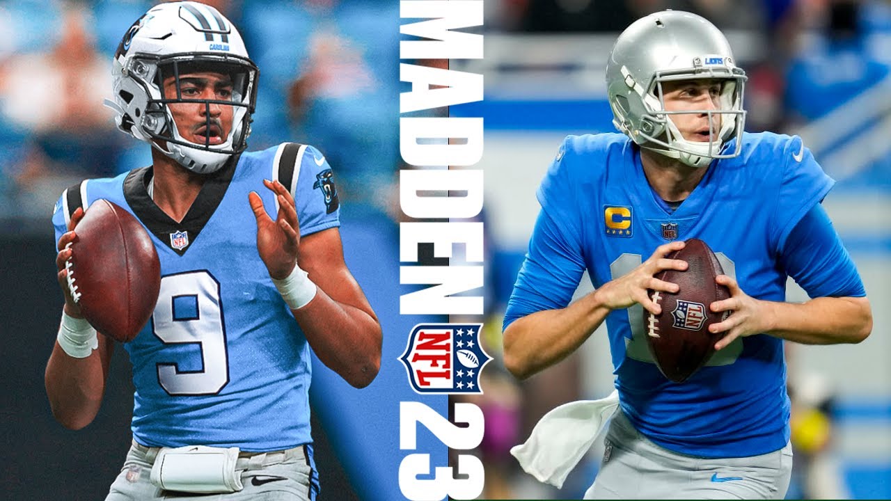 Madden 24 Rosters Panthers vs Lions Week 5 Simulation