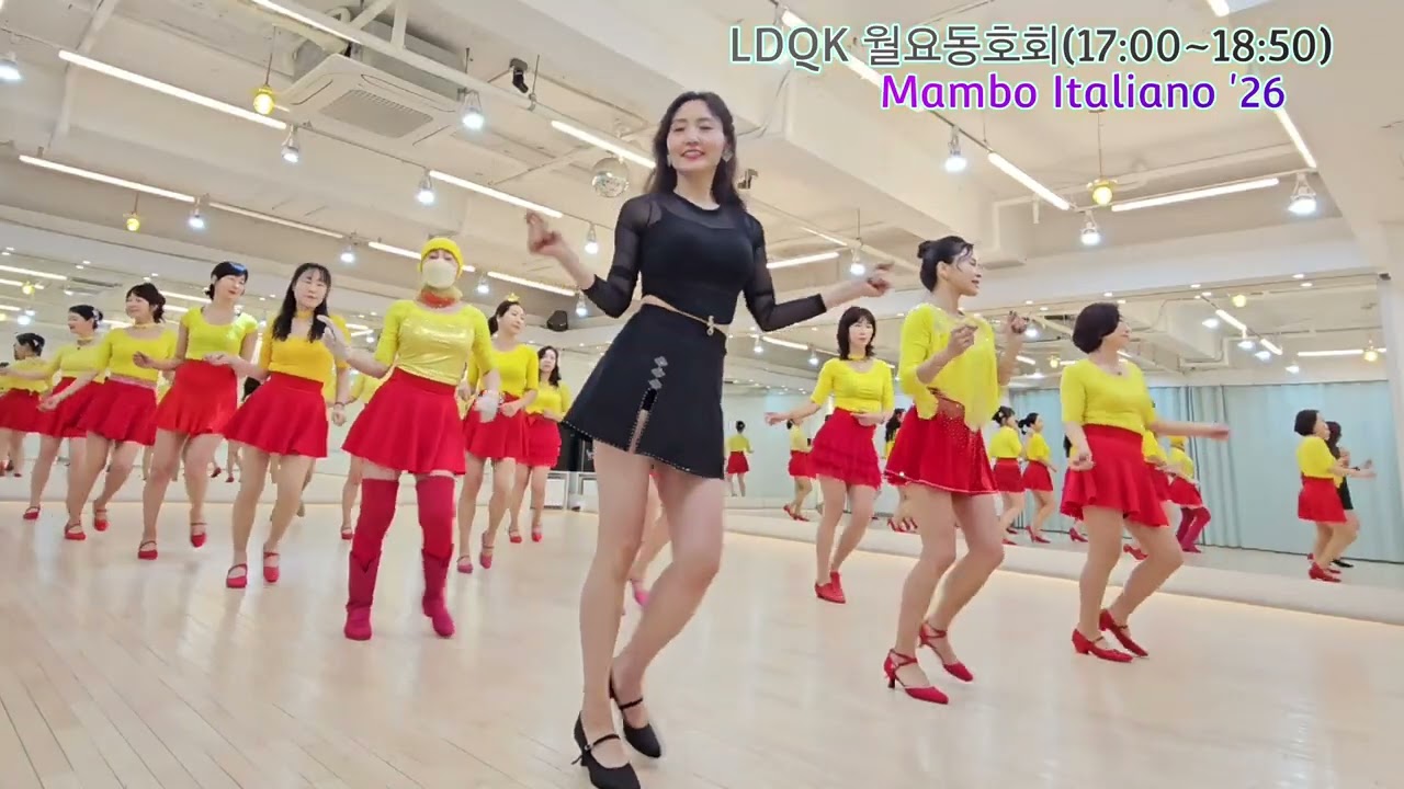 Mambo Italiano 26  Line Dance l High Beginner l 맘보 이탈리아노 26 라인댄스 l Linedancequeen l 
