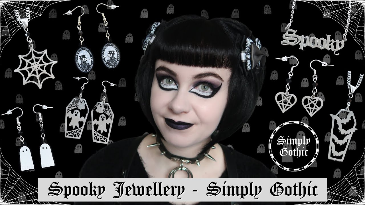 GOTHIC SPOOKY JEWELLERY COLLECTION | SIMPLY GOTHIC |  GOTH ALTERNATIVE | GHOSTS & BATS