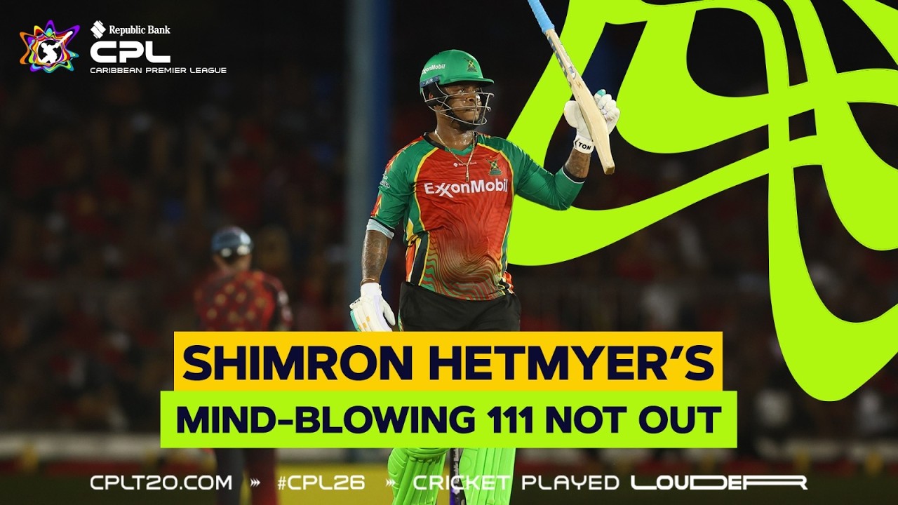 Shimron Hetmyer's Outrageously Good Century! | CPL 2026