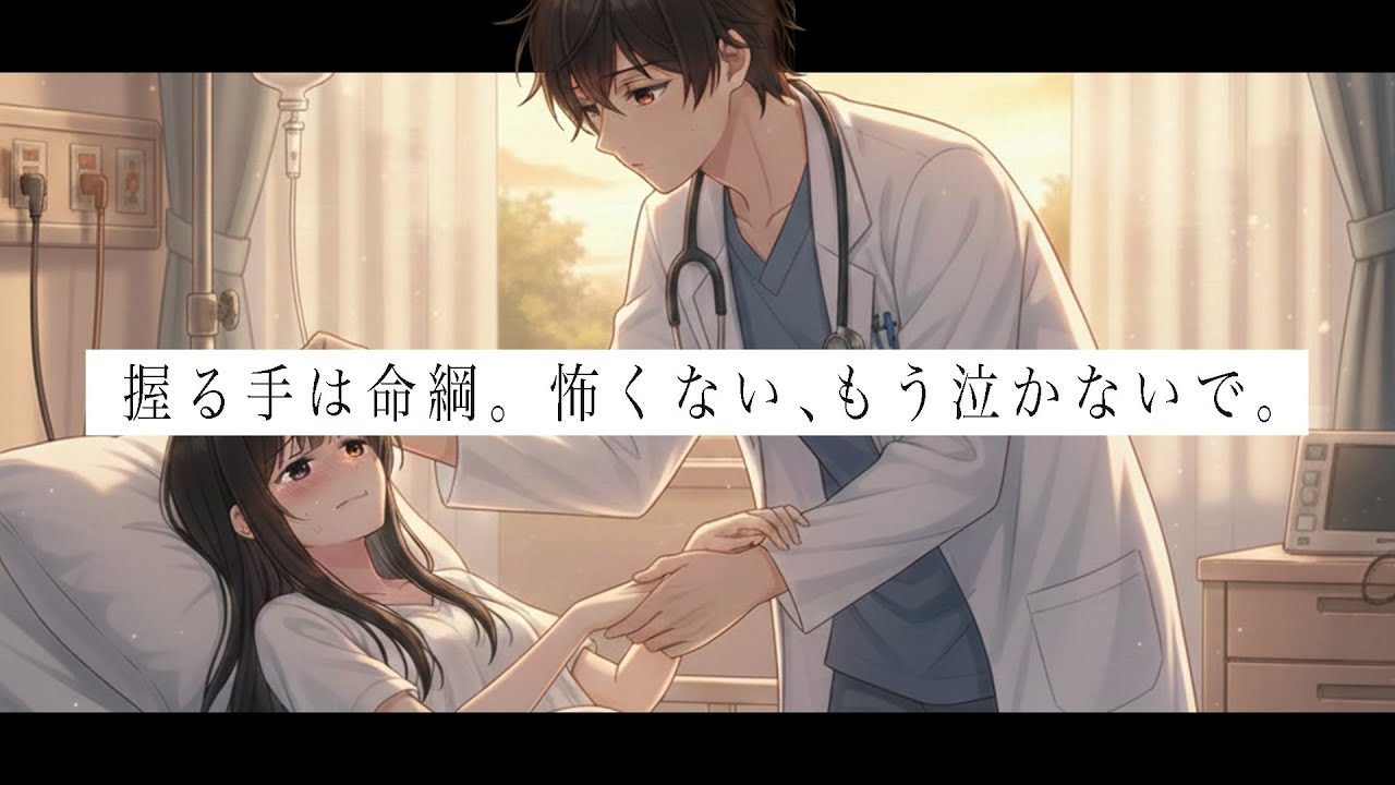【女性向けボイス×医者彼氏×体調急変】夜の病室、酸素マスクの下で握った手。「死んじゃうかと思った」君の静かな涙を、この手が引き戻す医者彼氏