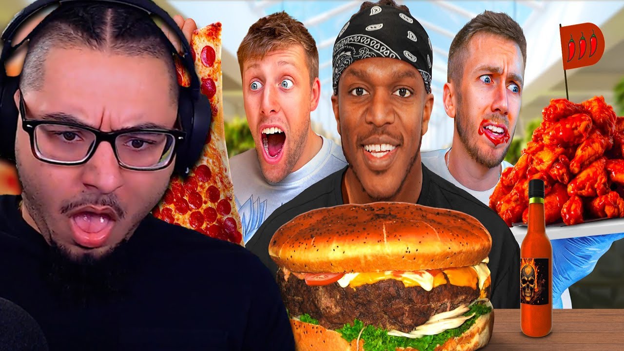 SIDEMEN WORLD'S HARDEST FOOD CHALLENGE | REACTION