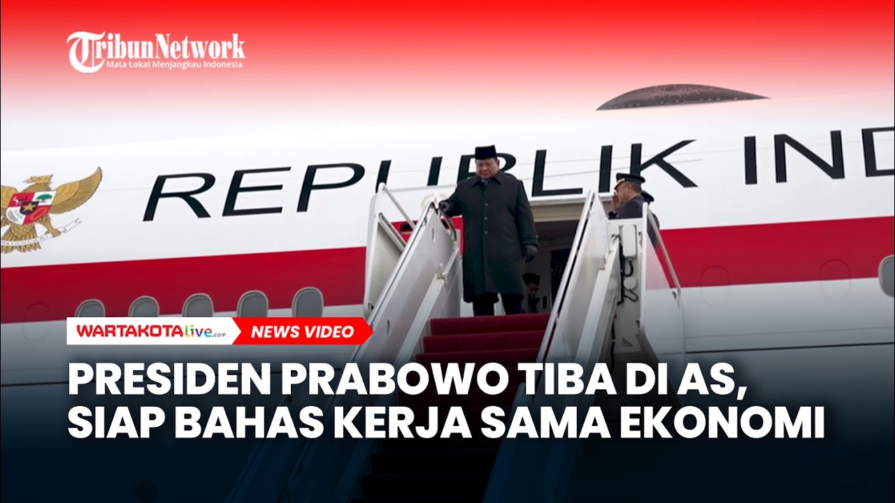 Momen Prabowo Tiba di Amerika Serikat, Siap Bahas Kerja Sama Ekonomi Strategis