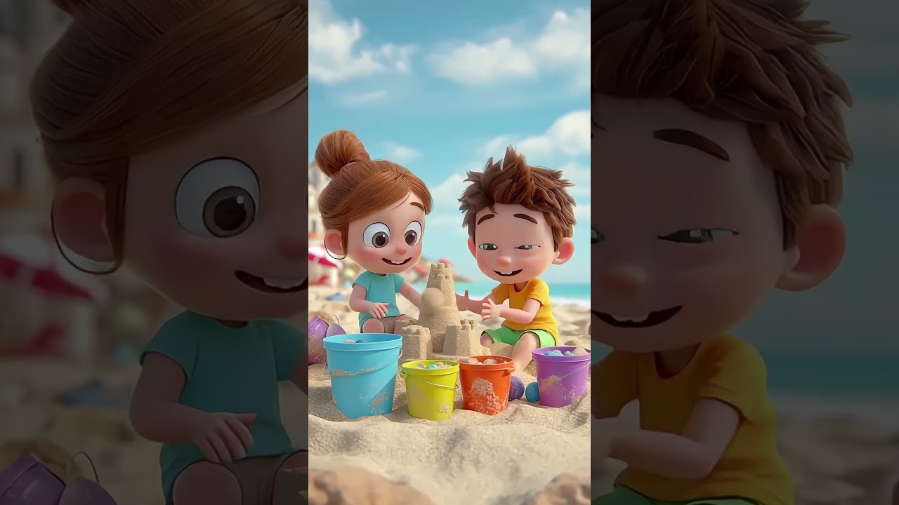 Castelinho de Areia 🏰🏖️ | Brincadeira Infantil |  