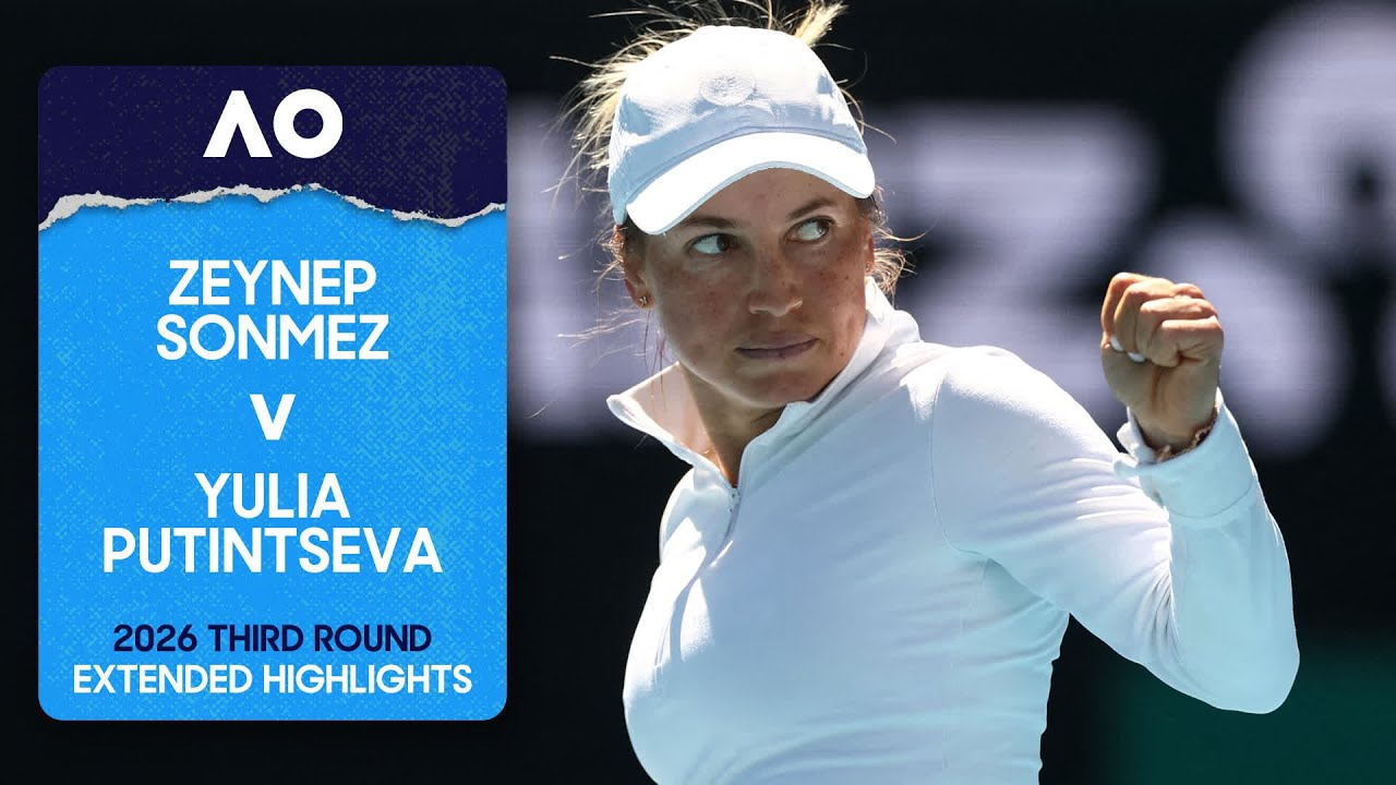Zeynep Sonmez v Yulia Putintseva Extended Highlights | Australian Open 2026 Third Round