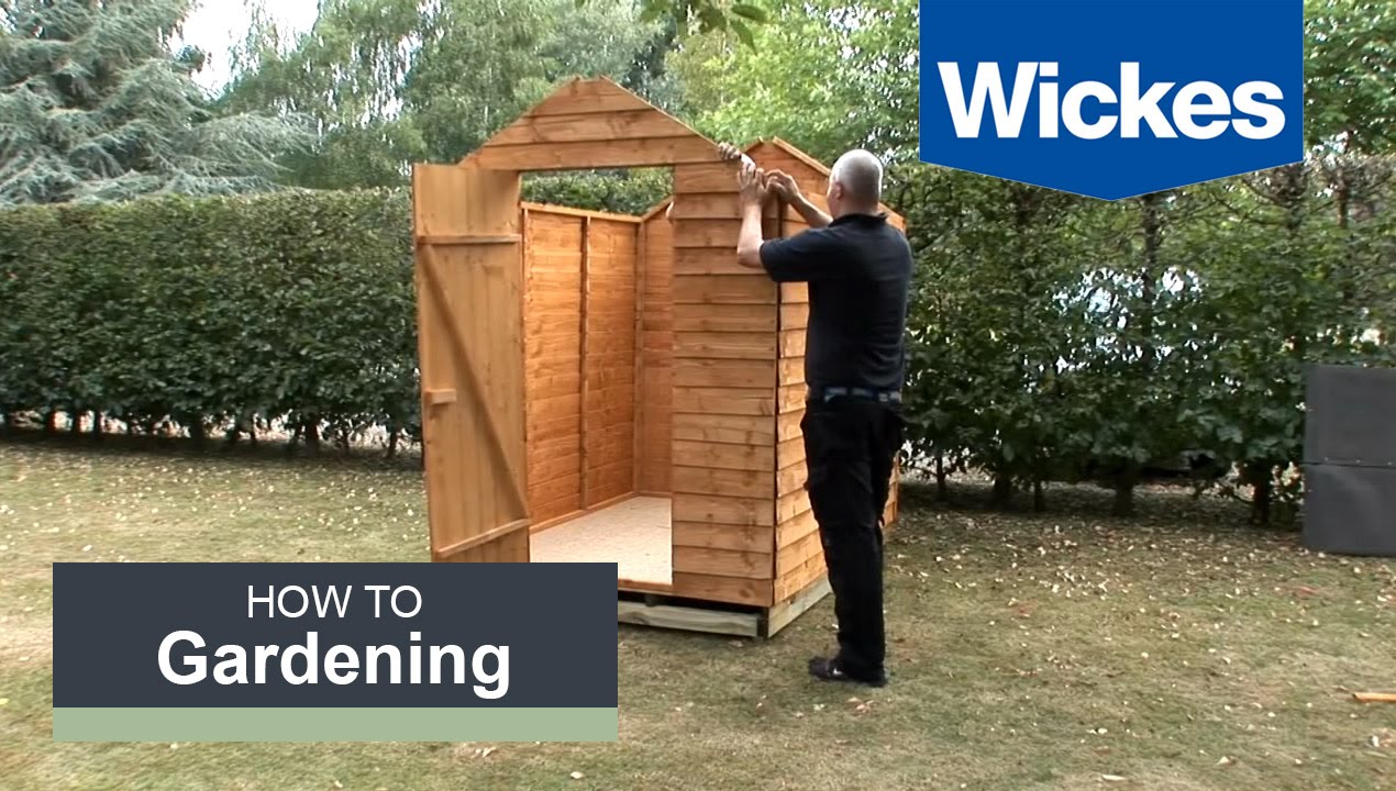 How to Build a Garden Shed Onto a Wooden Shed Base with Wickes