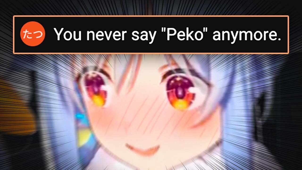 Pekora Notices Comment Say She Never Says 