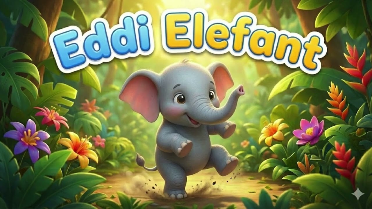 Eddi Elefant – Neues Tierlied aus dem Dschungel | Kinderlieder deutsch zum Mitsingen